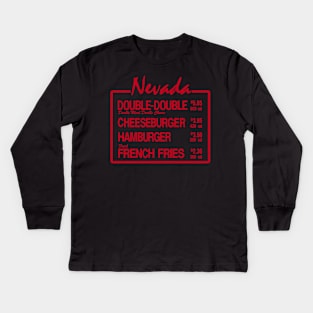 Nevada Burger Kids Long Sleeve T-Shirt